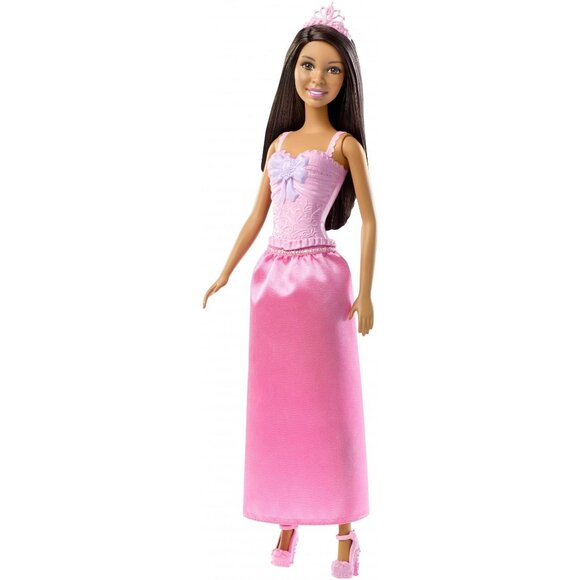 Barbie Princess Nikki Doll Brunette Hair & Shimmery Pink Skirt New DNG15 - Picture 5 of 5